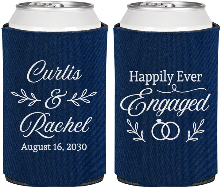 Personalized Engagement Can Coolers - Happily Ever Engaged | 10004