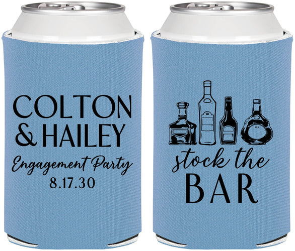Personalized Engagement Can Coolers - Stock The Bar | 10005
