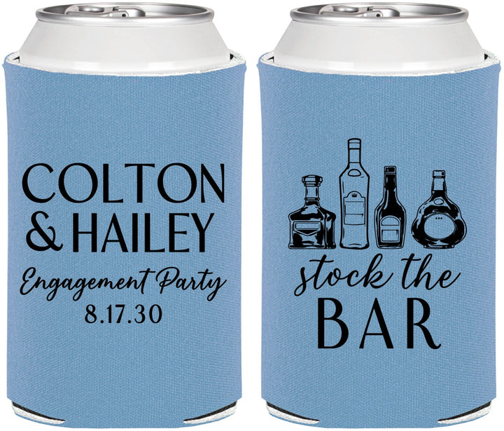 Personalized Engagement Can Coolers - Stock The Bar | 10005