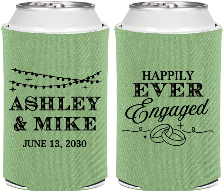 Personalized Engagement Can Coolers - Happily Ever Engaged | 10006