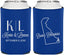 Personalized Wedding Can Coolers - Delaware | 107