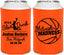 Personalized Bar Mitzvah Can Coolers - 13th Birthday Basketball | 110000
