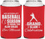 Personalized Bar Mitzvah Can Coolers - 13th Birthday Baseball | 110004