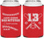 Personalized Bar Mitzvah Can Coolers - 13th Birthday Baseball | 110005
