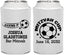 Personalized Bar Mitzvah Can Coolers - 13th Birthday Soccer | 110008