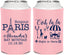 Personalized Bat Mitzvah Can Coolers - 12th Birthday Paris | 120004