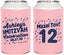 Personalized Bat Mitzvah Can Coolers - 12th Birthday Mazel Tov | 120007