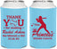 Personalized Bat Mitzvah Can Coolers - 12th Birthday Softball | 120011
