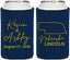 Personalized Wedding Can Coolers - Nebraska | 126