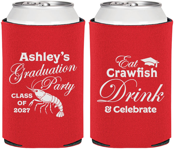 Personalized Graduation Can Coolers - Class Of 2027 Crawfish Boil | 130000