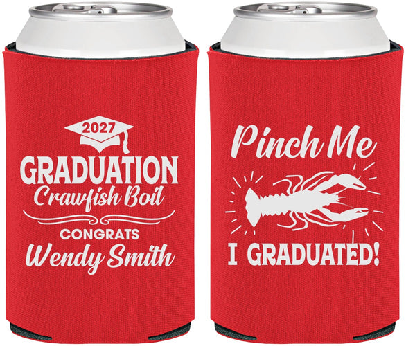 Personalized Graduation Can Coolers - Class Of 2027 Crawfish Boil | 130001