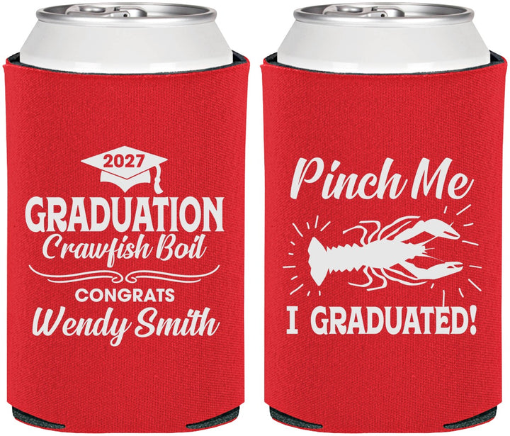 Personalized Graduation Can Coolers - Class Of 2027 Crawfish Boil | 130001