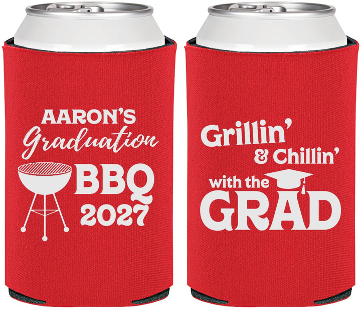 Personalized Graduation Can Coolers - Class Of 2027 Bbq | 130007