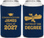 Personalized Graduation Can Coolers - Class Of 2027 Hotter Degree | 130022