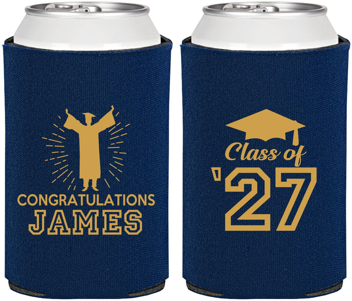 Personalized Graduation Can Coolers - Class Of 2027 Congratulations | 130024