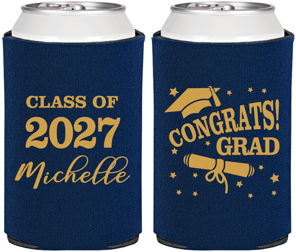 Personalized Graduation Can Coolers - Class Of 2027 Congrats | 130027