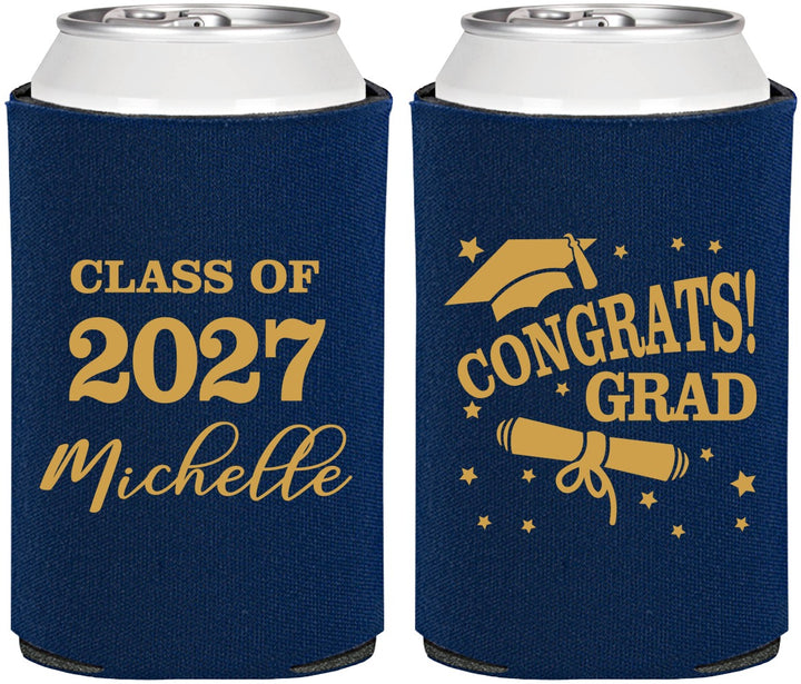 Personalized Graduation Can Coolers - Class Of 2027 Congrats | 130027