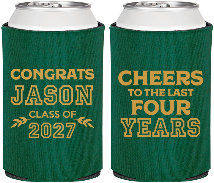 Personalized Graduation Can Coolers - Class Of 2027 Last Four Years | 130036