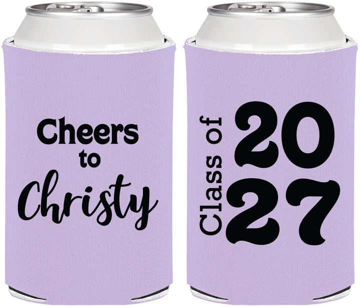 Personalized Graduation Can Coolers - Class Of 2027 Cheers | 130037