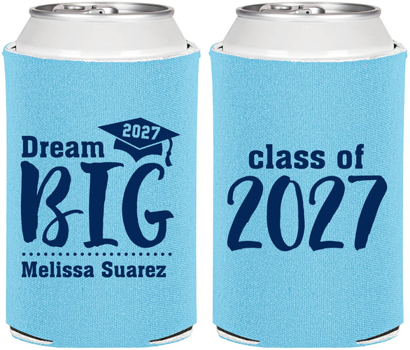 Personalized Graduation Can Coolers - Class Of 2027 Dream Big | 130038