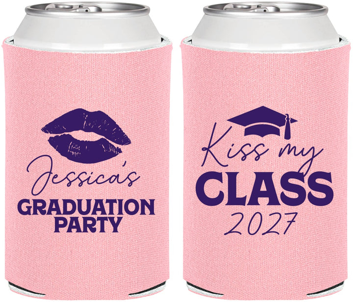 Personalized Graduation Can Coolers - Class Of 2027 Kiss My Class | 130041