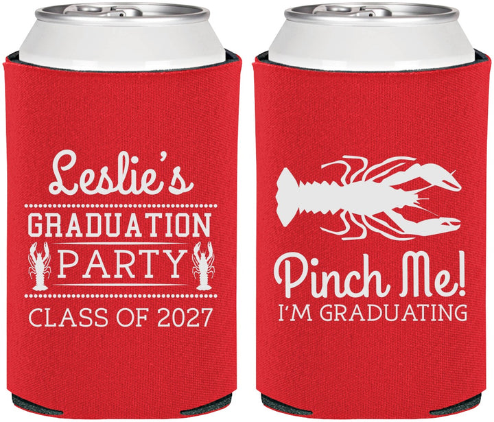 Personalized Graduation Can Coolers - Class Of 2027 Crawfish Boil | 130042
