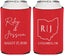 Personalized Wedding Can Coolers - Ohio | 134