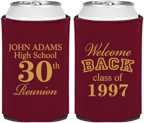 Personalized Class Reunion Can Coolers - Class Of 1997 30 Year | 140007