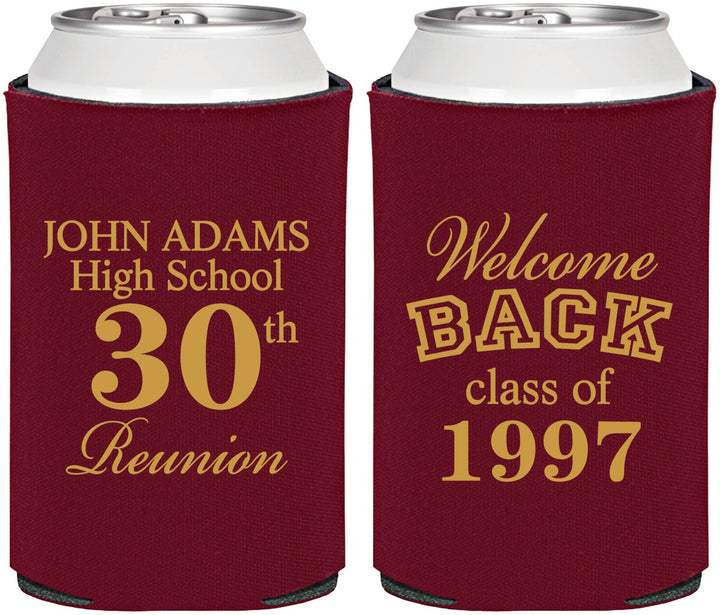 Personalized Class Reunion Can Coolers - Class Of 1997 30 Year | 140007