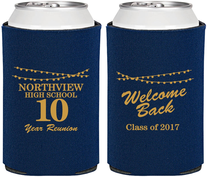 Personalized Class Reunion Can Coolers - Class Of 2017 10 Year | 140010