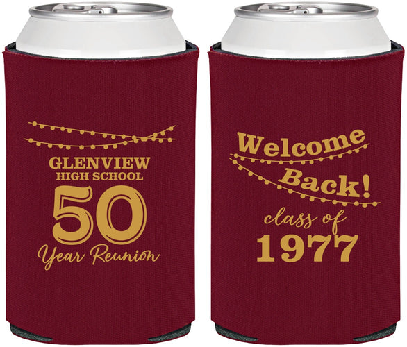 Personalized Class Reunion Can Coolers - Class Of 1977 50 Year | 140019