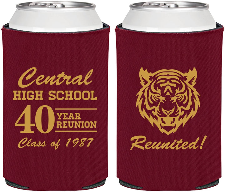 Personalized Class Reunion Can Coolers - Class Of 1987 40 Year | 140023