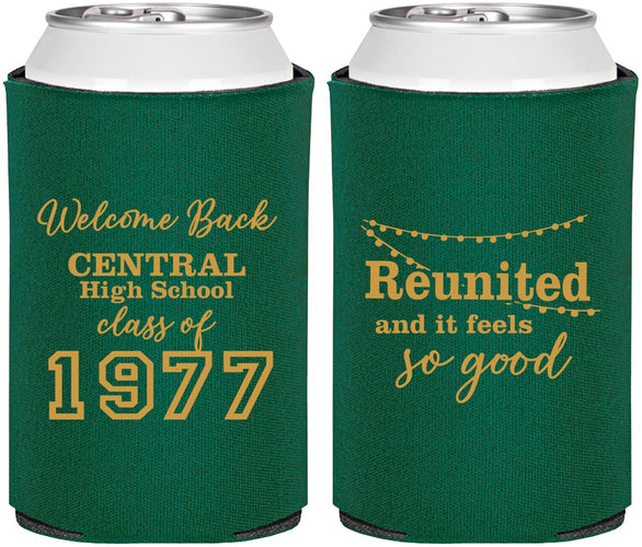 Personalized Class Reunion Can Coolers - Class Of 1977 50 Year | 140029