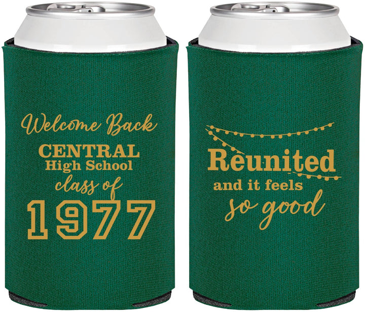 Personalized Class Reunion Can Coolers - Class Of 1977 50 Year | 140029