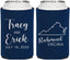Personalized Wedding Can Coolers - Virginia | 145