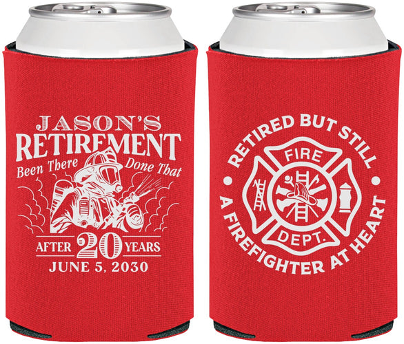 Personalized Retirement Can Coolers - Firefighter | 150016