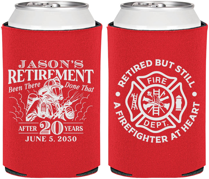 Personalized Retirement Can Coolers - Firefighter | 150016
