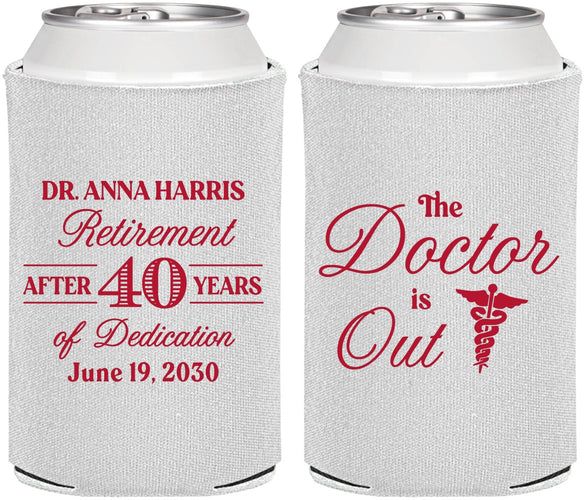 Personalized Retirement Can Coolers - Doctor | 150017