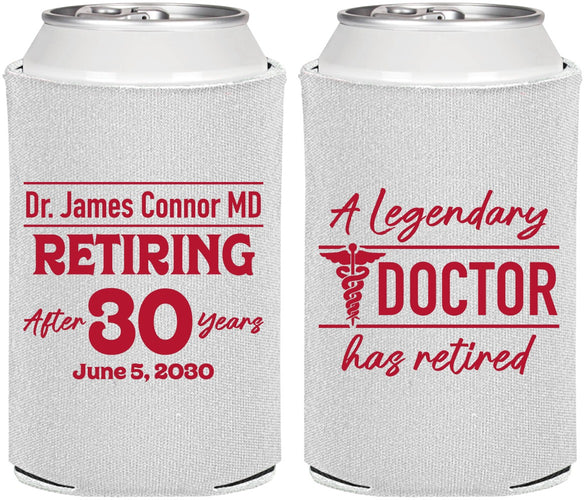 Personalized Retirement Can Coolers - Doctor | 150018