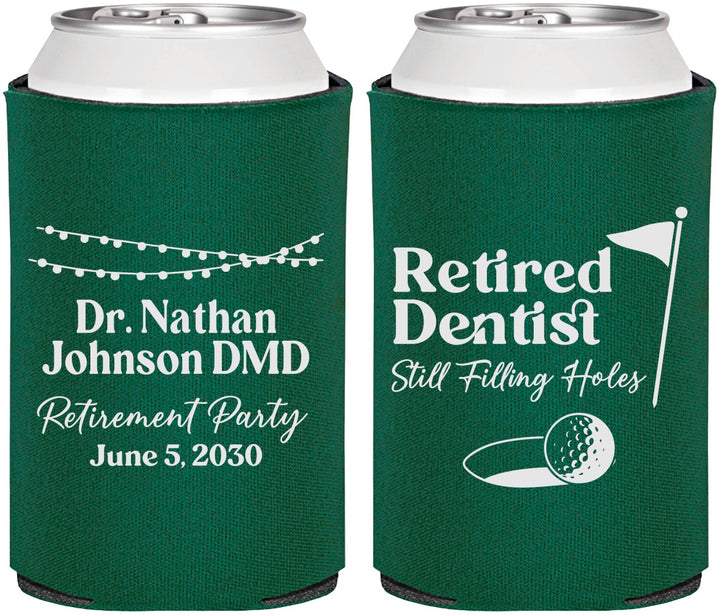 Personalized Retirement Can Coolers - Dentist | 150019