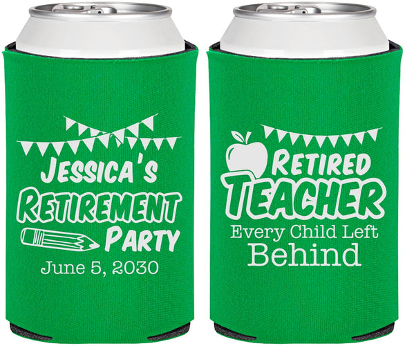 Personalized Retirement Can Coolers - Teacher | 150021