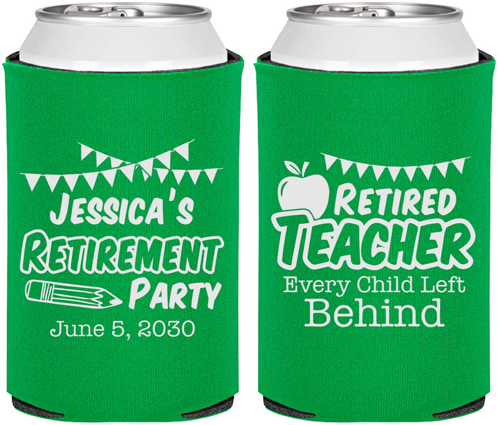 Personalized Retirement Can Coolers - Teacher | 150021