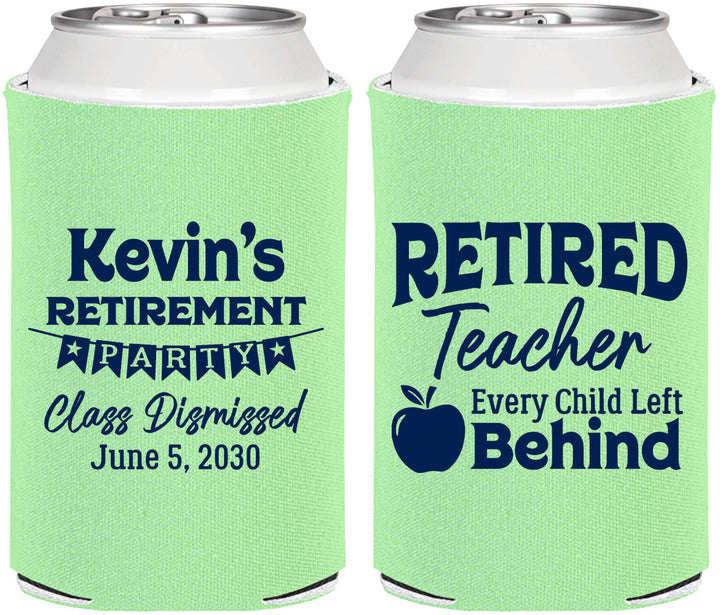 Personalized Retirement Can Coolers - Teacher | 150022