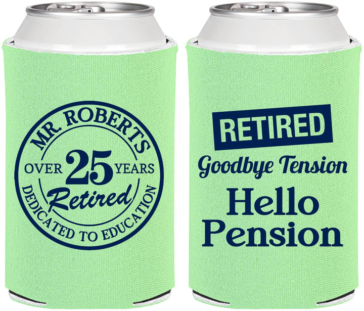 Personalized Retirement Can Coolers - Teacher | 150024