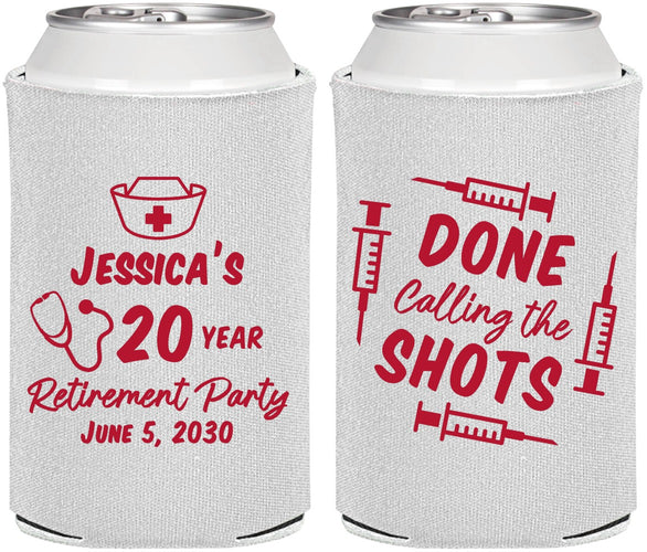 Personalized Retirement Can Coolers - Nurse | 150026