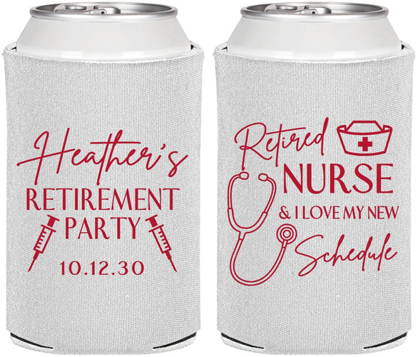 Personalized Retirement Can Coolers - Nurse | 150028