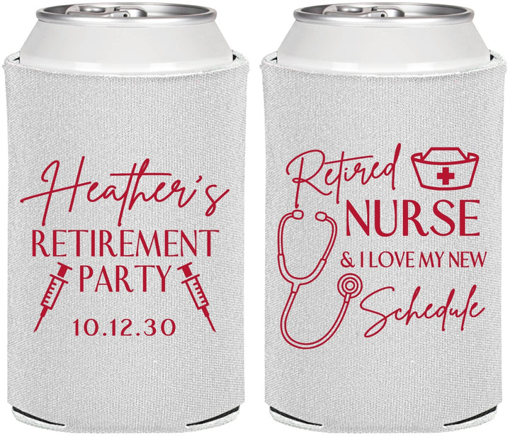 Personalized Retirement Can Coolers - Nurse | 150028
