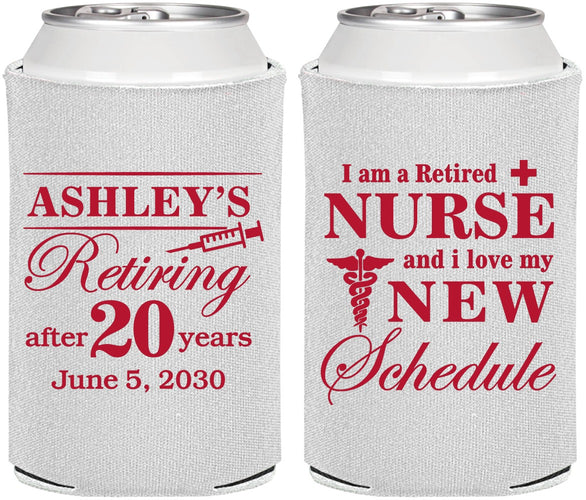 Personalized Retirement Can Coolers - Nurse | 150029