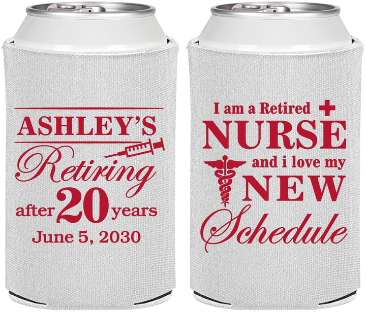 Personalized Retirement Can Coolers - Nurse | 150029
