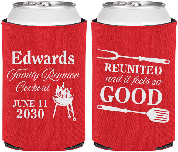 Personalized Family Reunion Can Coolers - Bbq Reunited | 160001